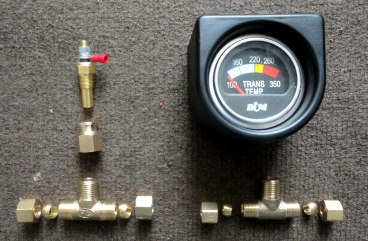 Transmission temperature gauge
